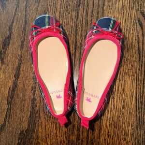 Crewcuts Tartan Plaid Ballet Flats - size 10T